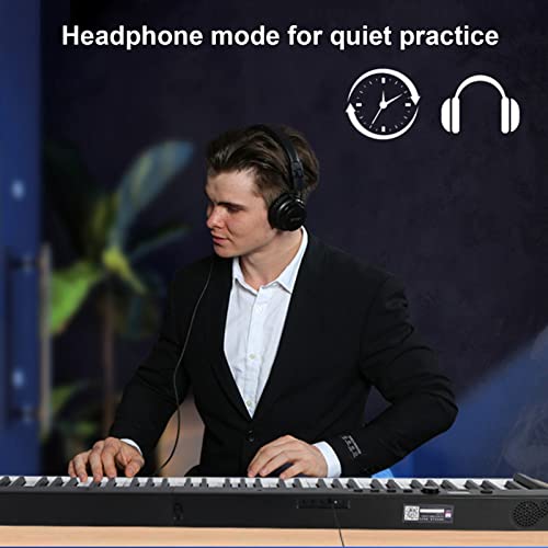 88 Touches Pliable Clavier Piano Pleine Grandeur Piano Numérique Clavier Électronique Portable for Les Débutants Avec Bluetooth, USB/MIDI, Pédale De Sustain, Sac De Piano, Support De Feuille De Musiqu - Les Beatles, Paul McCartney, John Lennon, RIngo Starr, George Harrison 88 Touches Pliable Clavier Piano Pleine Grandeur Piano Numérique Clavier Électronique Portable for Les Débutants Avec Bluetooth, USB/MIDI, Pédale De Sustain, Sac De Piano, Support De Feuille De Musiqu – Image 4