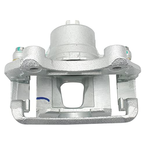 Image of TRQ Front Brake Caliper Set Zinc Coated Brackets Hardware Compatible with 1996-1999 Infiniti I30 1993-2001 Nissan Altima 1989-1999 Maxima 2002-2006 Sentra