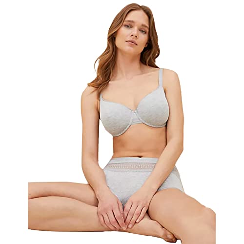 Image of Marks & Spencer Body Womens Cotton Blend Padded Wired T-Shirt Bra