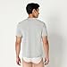 Amazon Essentials Men's Short Sleeve Super Soft Modal Undershirt, Pack of 2, Medium Grey Heather/White, Medium