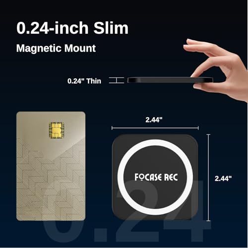 Image of FoCase Note AI Voice Recorder, Transcribe, Summarize & Translation with AI, APP Control, 64GB Storage, Support 112 Languages, Ultra-Slim Magnetic Dictaphone Note Taker for Calls, Lectures and Meetings
