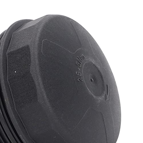 Tampa de filtro de óleo 11427525334 ABS preta substituição para séries X6 X5 328i