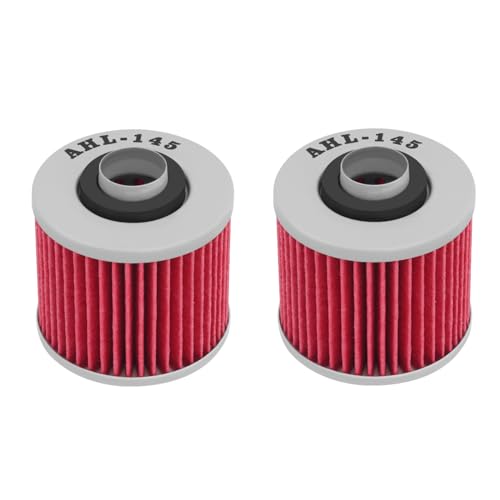 AHL 2 Stück Ölfilter Kompatibel mit Yamaha XV535 Virago 535 1987-2002/ XT 600e 600 1991-2003/ XT660X Super Motard 660 2004-2016 / XV125S Virago 125 1997-2001