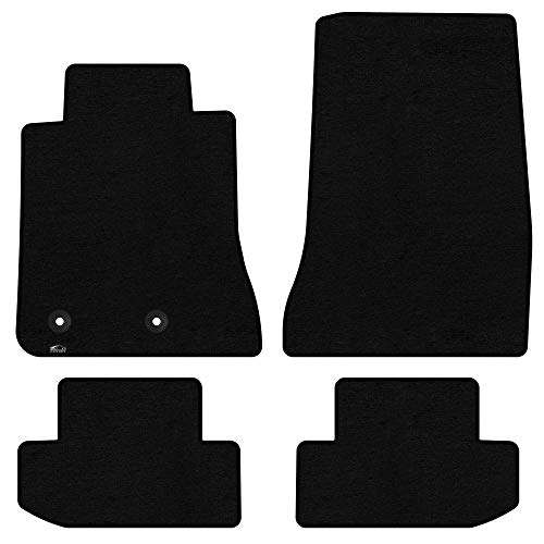 Lloyd Mats Heavy Duty Carpeted Floor Mats for Ford Mustang 2015-ON (Black, Fronts + Rears)