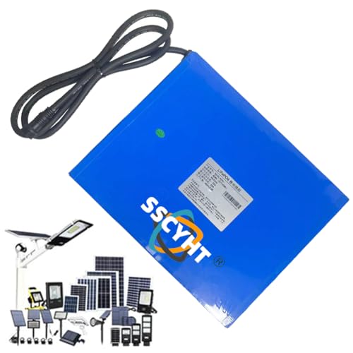 12.8v30ah,SSCYHT 12.8V Solar Street Light Lithium Battery 12V 24AH 30AH 36AH 42AH 48AH Photovoltaic LiFePO4 Battery LED Street Light Flat Replacement Batteries