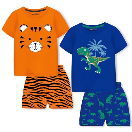 Image of Trampoline Boys Pack of 2 Printed T-shirt With Shorts