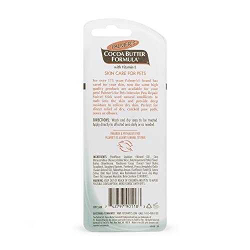 Palmer'S FFP15588 For Pets Cocoa Butter Fragrance Free Intensive Paw Repair Swivel Stick For Dogs | Cocoa Butter Paw Balm thumb #7