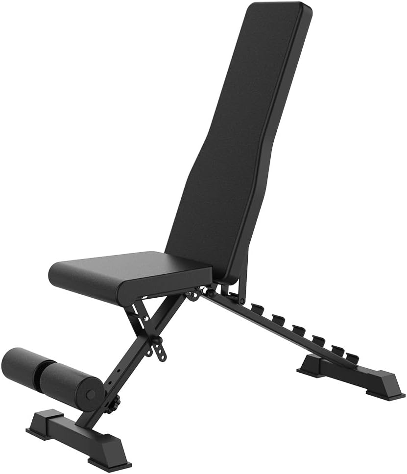 Strength Weight Bench 32 Adjustable Positions Training Benches - Heavy Duty Home Gym Equipment with 1300 LBS Weight Capacity Durable Steel Construction Incline Decline Bench for Full Body Workout