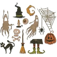 Sizzix Frightful Things Thinlits Die Set Tim Holtz, 17 Pack