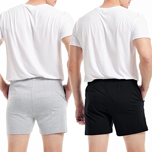Image of AIMPACT Men's 4 inch Inseam Sleep & Lounge Pajama Shorts with Pockets