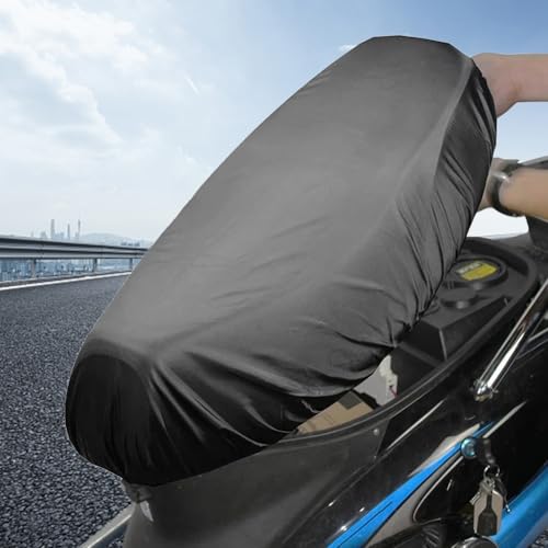 Funda para asiento de moto impermeable y protector solar para scooter 5