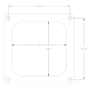 Canton Racing 85-202 Phenolic Carburetor Spacer for 4500 Holley Open 1/2, 1 Pack