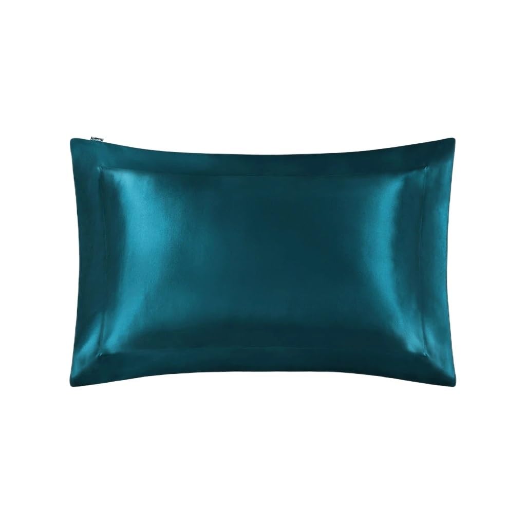 Taie d'oreiller en soie pour cheveux cassants et housse de coussin anti-nœud