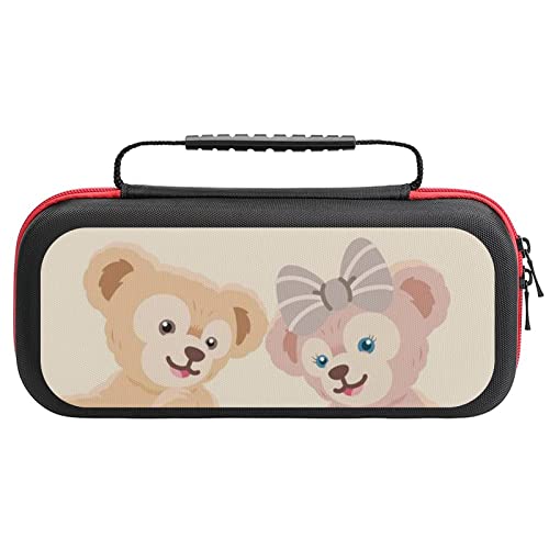 ベアードール&フレンズ アニメキャラクター グッズ 人気 Switch ケース スイッチ ケース 保護カバー 収納バッグ 防塵 防汚 耐衝撃 持ち運び便利 ゲーム機収納袋 大容量で20枚のゲームカードを収納可能 全面保護