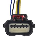 HAKAWAFLY Accelerator Pedal Position Sensor Connector Wiring Harnesses 9U2Z14S411BA Plastic Socket 1 PCS