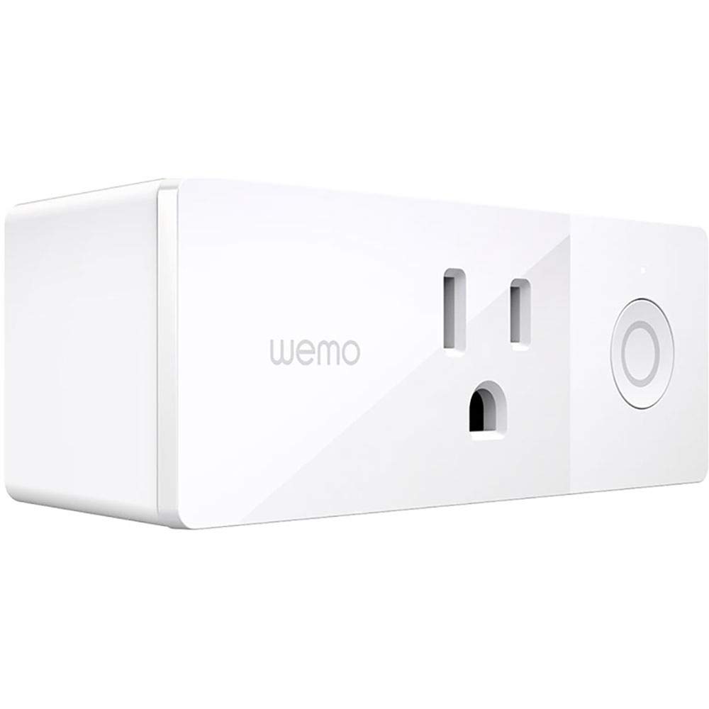 Wemo Mini Smart Plug, WiFi Enabled, Works with Alexa, Google Assistant & Apple HomeKit