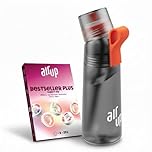 AIR UP® water bottle Twist Pro original starter set with pods in 5 flavours I 600ml drinking bottle with sugar-free flavouring I dishwasher-safe, BPA-free I in Grey