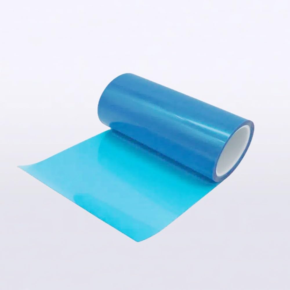 Film De Démoulage PET 10c, Film Simple Face Enduit De Silicone 7,5c, Film Isolant Haute Température Bleu(7.5c-200x30m)
