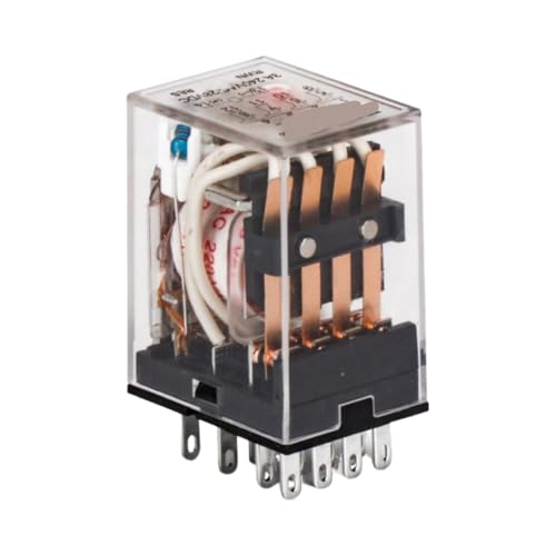 Relais intermédiaire 8 broches AC 12V pour circuits électriques - 5