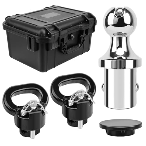 60618 Puck System Gooseneck Hitch Ball Kit with Case, Compatible