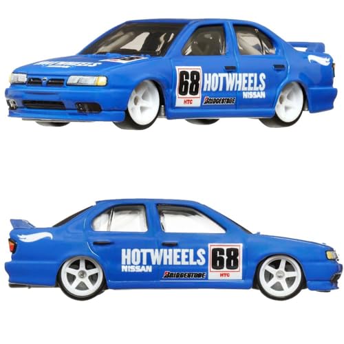 Pack 2 Vehículos Hot Wheels Nissan R390 GT1 y Nissan Primera miniatura 2