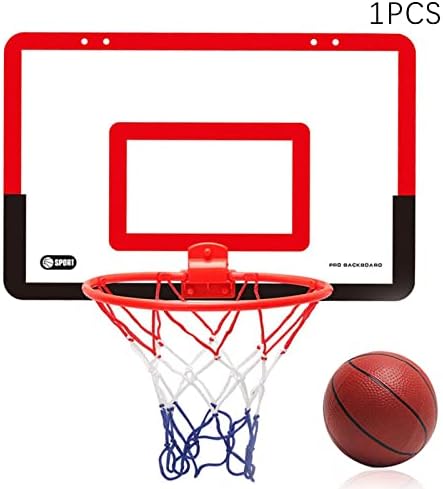 DIYARTS Mini Basketball Hoop Wall Mounted, Indoor for Door Hanging Basketball Hoop with 2 Balls and Air Pump for Children and Adults Bedroom Office Sport Game
