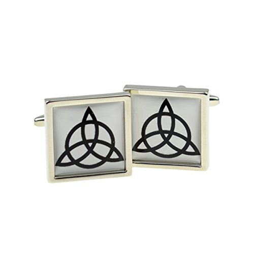 Mancuernillas para hombre diseño Triquetra