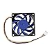 NEYOANN Ventilateur pour PC 12 V 32 70 mm 4 broches CFM PWM CPU Bleu et noir