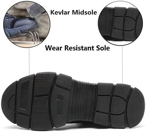 SUADEX Steel Toe Boots for Men Women Indestructible Non Slip Comfortable Work Boot Safety Construction Shoes - Image 6