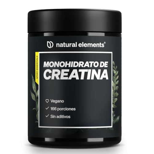 Creatina monohidratada en polvo 500g - 166 porciones para 5 meses - Polvo Micronizado, ultrafino - Suplemento Deportivo Potenciador para Hombre y Mujer - Probado en laboratorio, vegano y sin aditivos