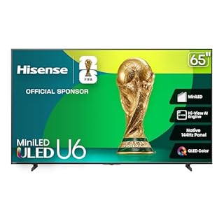 Hisense 65U68QF - 65" 4K UHD Best Value Mini-LED Smart Gaming Fire TV, QLED, Native 144Hz, Motion Rate 480, Dolby Vision IQ, Dolby Atmos, Game Mode Pro, Alexa Built in (2025 Model)