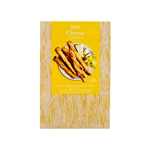(Marks & Spencer (�}�[�N�X���X�y���T�[)) �`�[�Y��125�O�������˂���܂� (x2) - Marks & Spencer Cheese Twists 125g (Pack of 2) [���s�A���i]