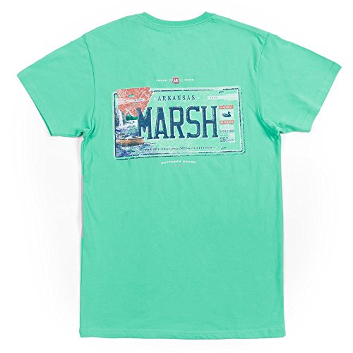 Southern Marsh Backroads - Arkansas, Bimini Green, X-Large #TOP27