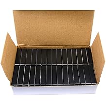 CMS Magnetics - 30-Pack Dominos Black Super Strong Colorful Ceramic Magnets for Dry Erase Whiteboards, Bulletins, Refrigerator, Office, Kitchen, School, Classroom