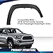 PIT66 Front Right Fender Flares Compatible with Toyota Tacoma 2016-2021 Right Passenger Side Wheel Arch Molding, 7587104060, TO1291109