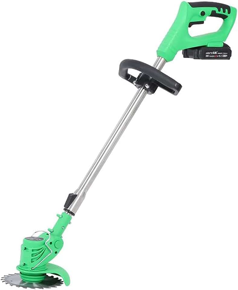 Cordless Grass Strimmer Electric Lawn Mower Rechargeable 1500W Wireless Lawn Mower Outdoor Small Household Multifunctional Cutting Artifact