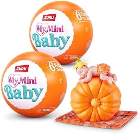 My Mini Baby Pumpkin Patch Series 1 (2 PACK) - Collectible Mystery di ZURU