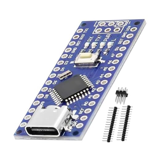 Nano Modulo Scheda di Sviluppo Compatibile con Arduino, con Type C USB Port,Chip CH340G,5V/16MHz Microcontroller