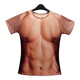 Top-typ: Tees International Darter Muskel sechspack Abs individualisierten T-shirt für Mann und Frau (Large, Mann )