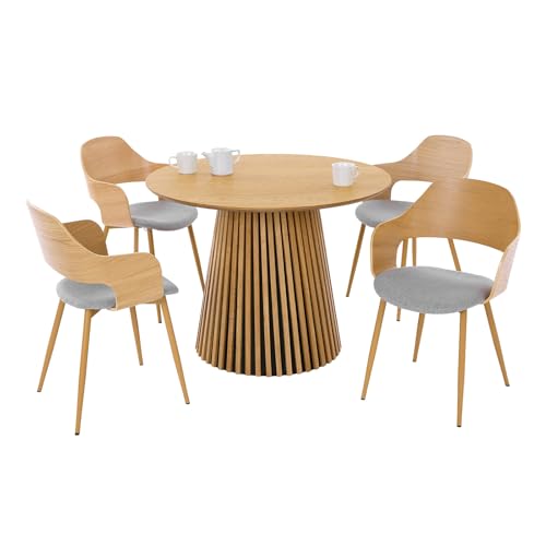 LOWYA ���E�� �~�`�e�[�u�� �_�C�j���O�e�[�u�� ���E���h �ؐ� �V�R�؃I�[�N ������� ��100cm �i�`������+�k�����I�[�N/�O���[