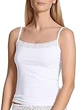 calida damen unterhemd comfort duftig-feminines Design CALIDA Natural Comfort Lace Spaghetti-Top Damen