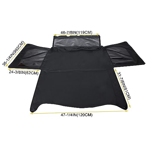image for HECASA Soft Top Compatible with 1986-1994 Suzuki Samurai with Tinted Z