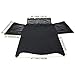 HECASA Soft Top Compatible with 1986-1994 Suzuki Samurai with Tinted Zip Out Windows Sailcloth - Black, NN1608