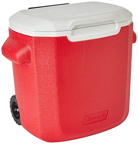 Recipiente Termoplástico c/ rodas 16QT Coleman Unissex Vermelho