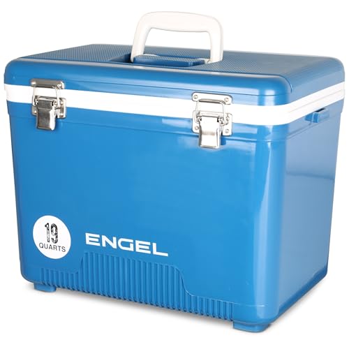 Image of Engel 19qt Leak-Proof, Air Tight, Drybox Cooler and Small Hard Shell Lunchbox for Men and Women