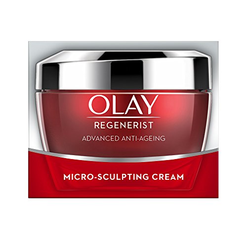 Image of Olay Day Cream Regenerist Microsculpting Moisturiser (Non SPF) 50g & Serum Regenerist Microsculpting Serum, 50ml