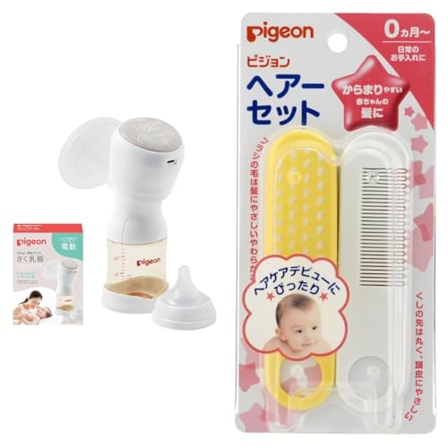 【セット買い】ピジョン さく乳器 電動HandyFit+ 1026453 1個 + ヘアーセット