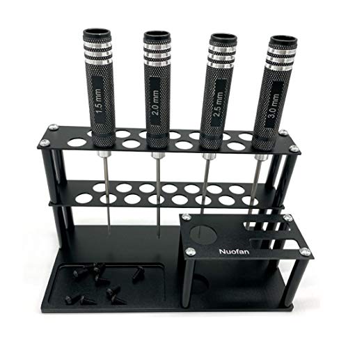 Screwdrivers Organizers Screwdrivers Storage Rack Kit RC Tools Bulit-in Screw Tray Screw Driver Pliers for Hex Cross Screw Driver RC Tools Kit Organizers