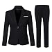 Women's 2 Piece Slim Fit Suits Set for Business Office Lady Blazer Jacket Pants