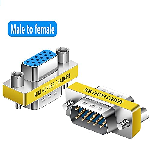 Adaptador VGA Macho a Hembra 2 unidades miniatura 2